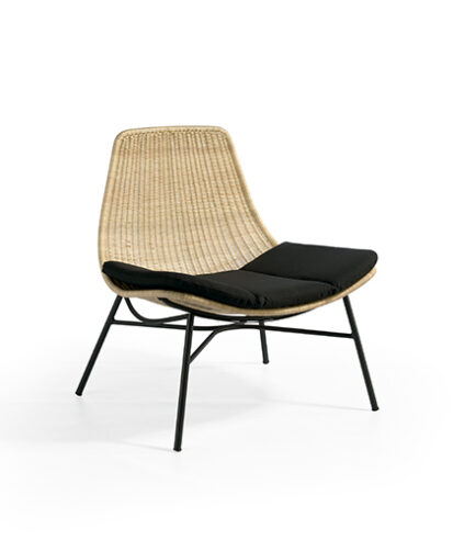 Sillón auxiliar rattan "Kina"