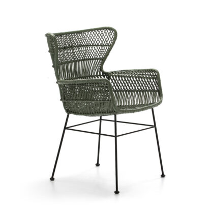 Sillón Auxiliar Rattan y Forja