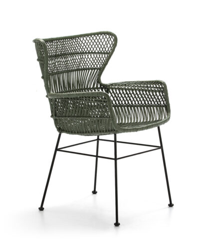 Sillón Auxiliar Rattan y Forja