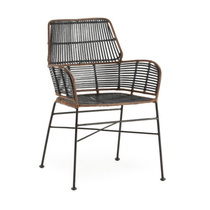 Sillón Auxiliar Rattan y Forja