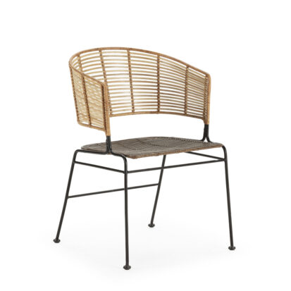 Sillón Auxiliar Rattan y Forja