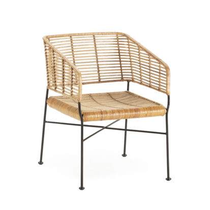 Sillón Auxiliar Rattan y Forja