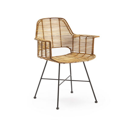 Sillón Auxiliar Rattan y Forja