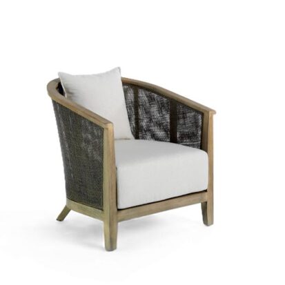 Sillón madera mango rattan "Juliet"