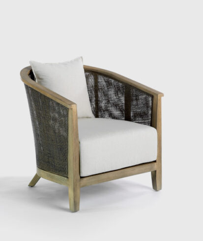 Sillón madera mango rattan "Juliet"