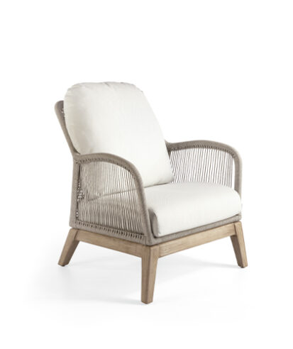 Sillón madera cuerda "Licata"