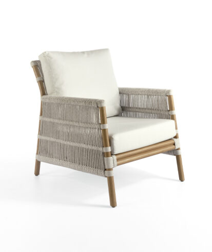 Sillón rattan cuerda "Modesto"