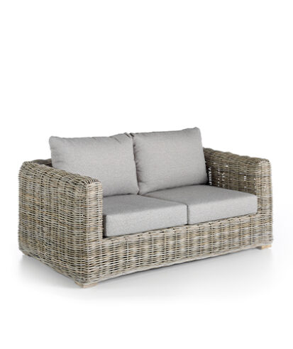 Sofá 2 plazas rattan "Creta"