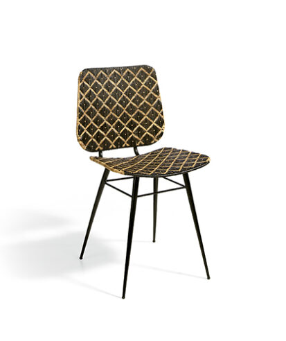 Silla Comedor Rattan & Forja "Rens"