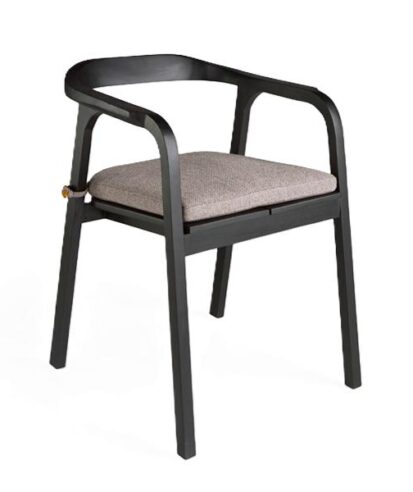 Sillón Comedor Madera "Amber Negro"