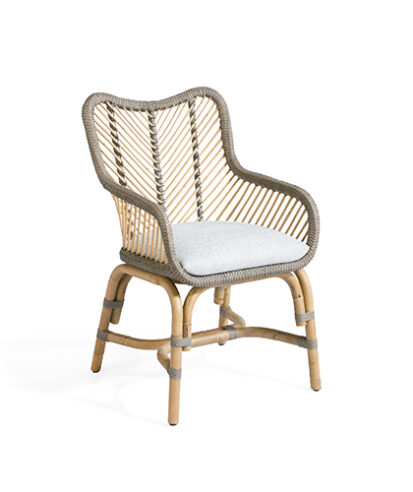 Sillón Comedor Rattan & Fibra "Eugene"