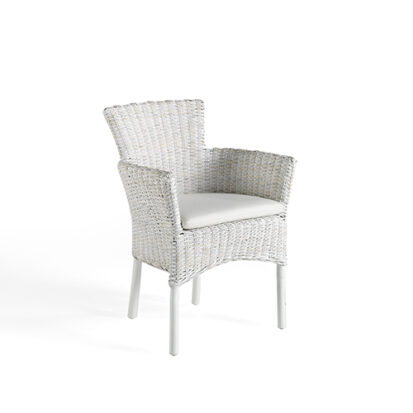 Rattan-Esszimmerstuhl „Ravena Blanco“