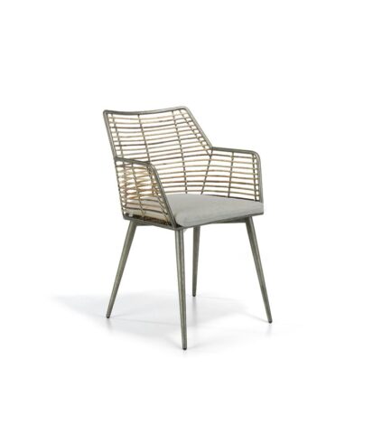 Sillón Comedor Rattan & Forja "Sienna"
