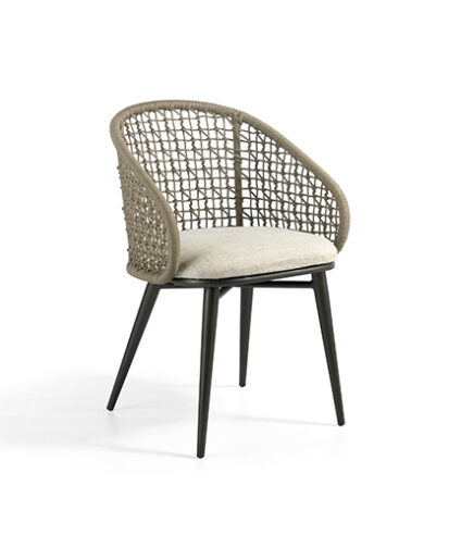 Sillón Comedor Cuerda & Forja "Tower Taupé"